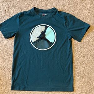 Jordan Teal Short-Sleeve Jumpman Graphic Tee